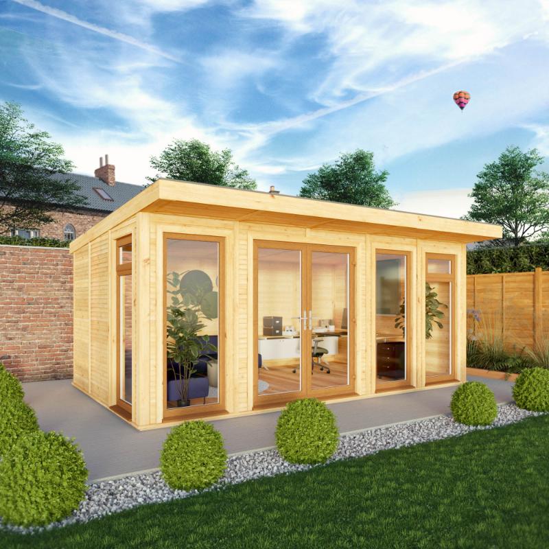 Sherwood Edwinstowe Insulated Garden Room - 5m x 3m (72mm) Mercia
