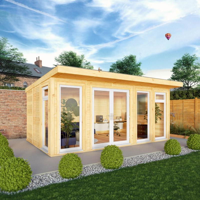 Sherwood Edwinstowe Insulated Garden Room - 5m x 3m (72mm) Mercia