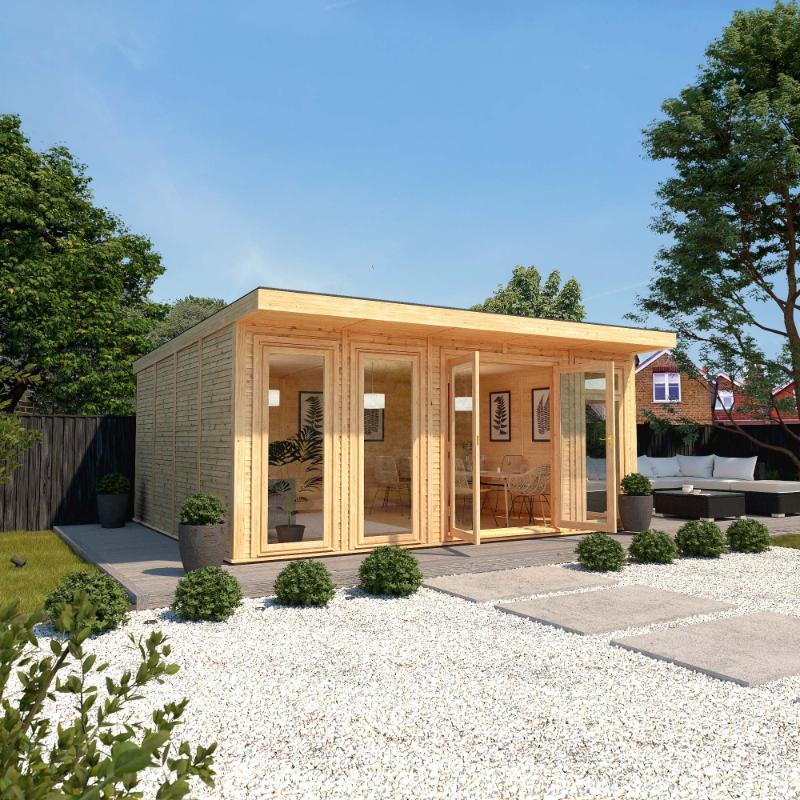 Sherwood Edwinstowe Insulated Garden Room - 5m x 4m (72mm) Mercia