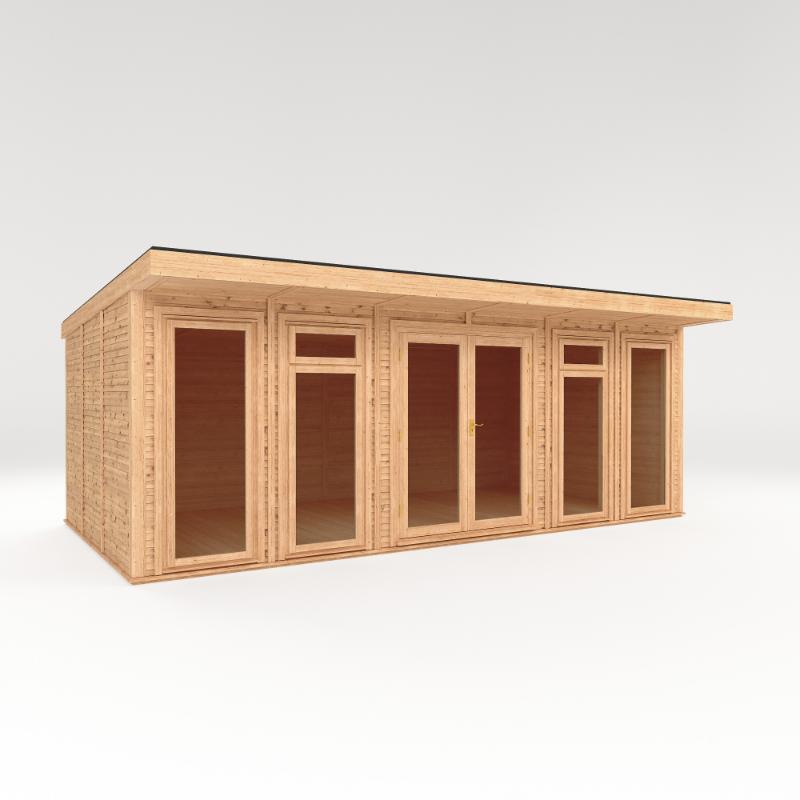 Sherwood Edwinstowe Insulated Garden Room - 6m x 3m (72mm) Mercia