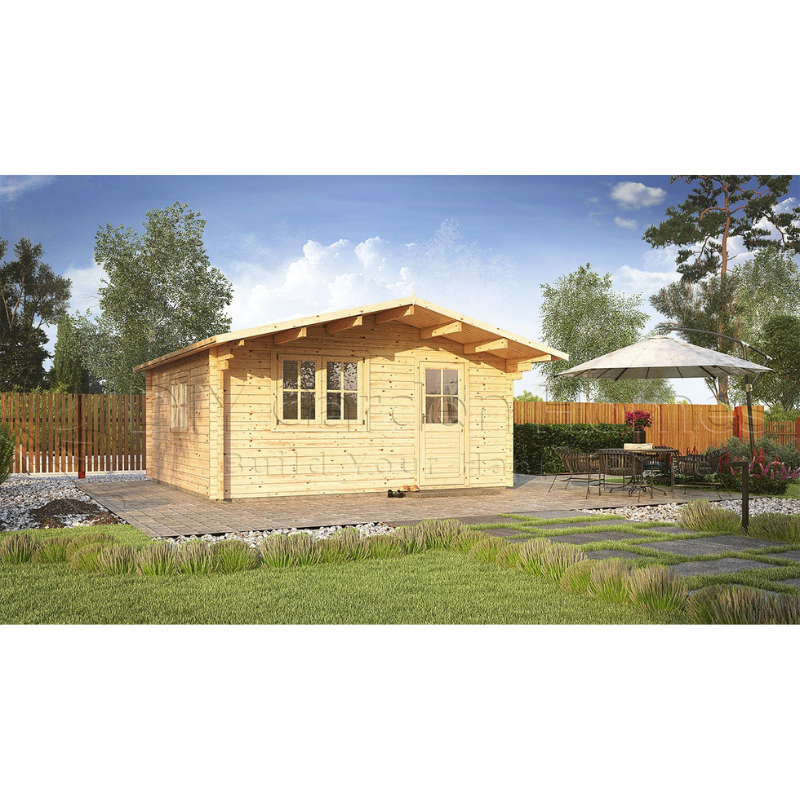 Eurovudas Faro Log Cabin - 3m x 4m Eurovudas