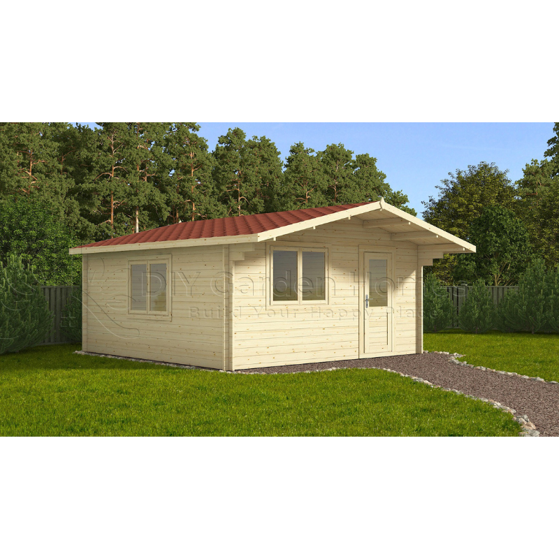 Eurovudas Faro Log Cabin - 4m x 5m Eurovudas
