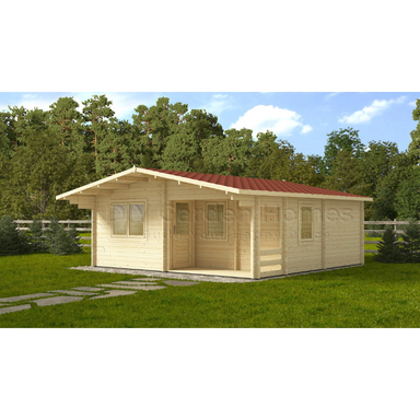 Eurovudas Fay Log Cabin - 6m x 6m Eurovudas