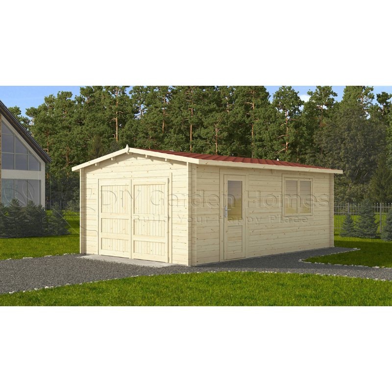 Eurovudas Garage Cabin - 4m x 6m Eurovudas