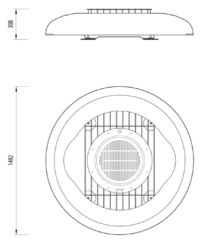 GlammFire Mime Outdoor Fire Pit