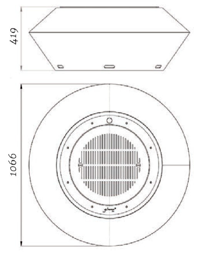 GlammFire Operetta Outdoor Fire Pit