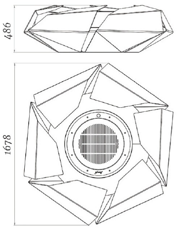 GlammFire Stravaganza Garden Fire Pit
