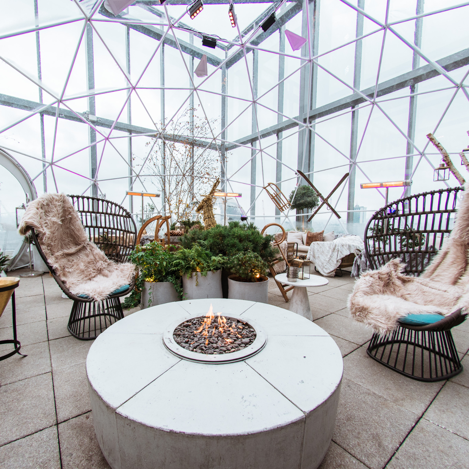 GlammFire Zarzuela Stone Fire Pit