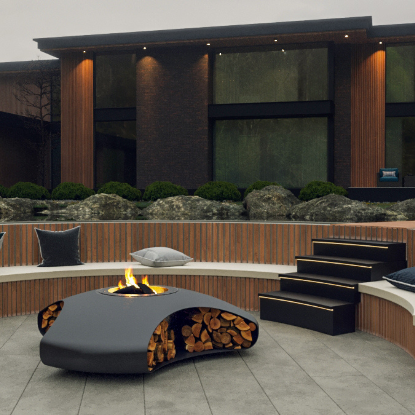 GlammFire Vaudeville Outdoor Fire Pit