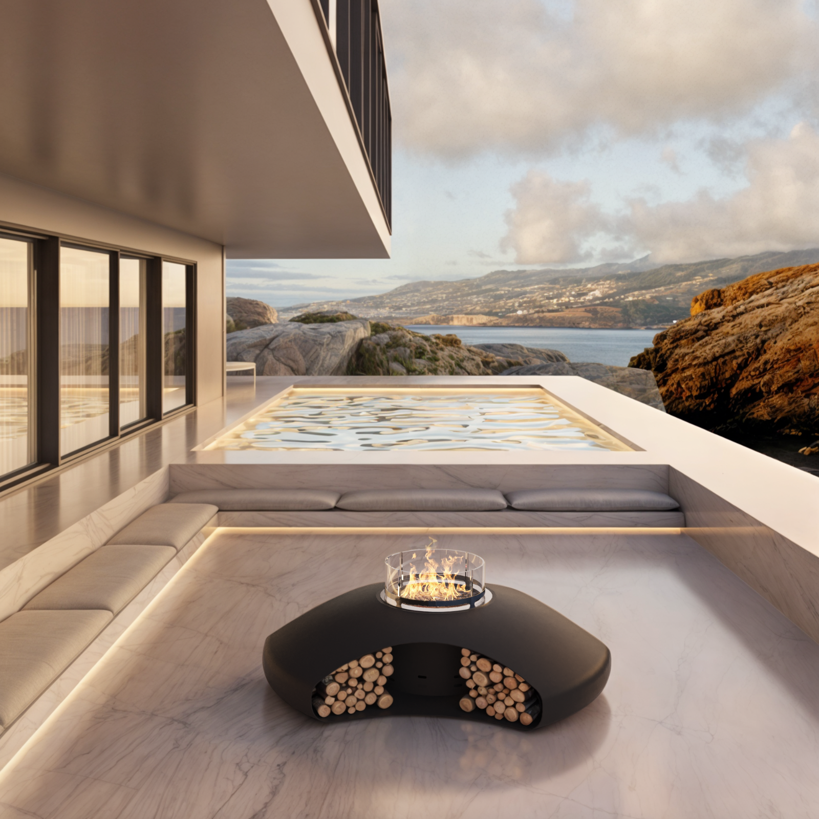 GlammFire Vaudeville Outdoor Fire Pit