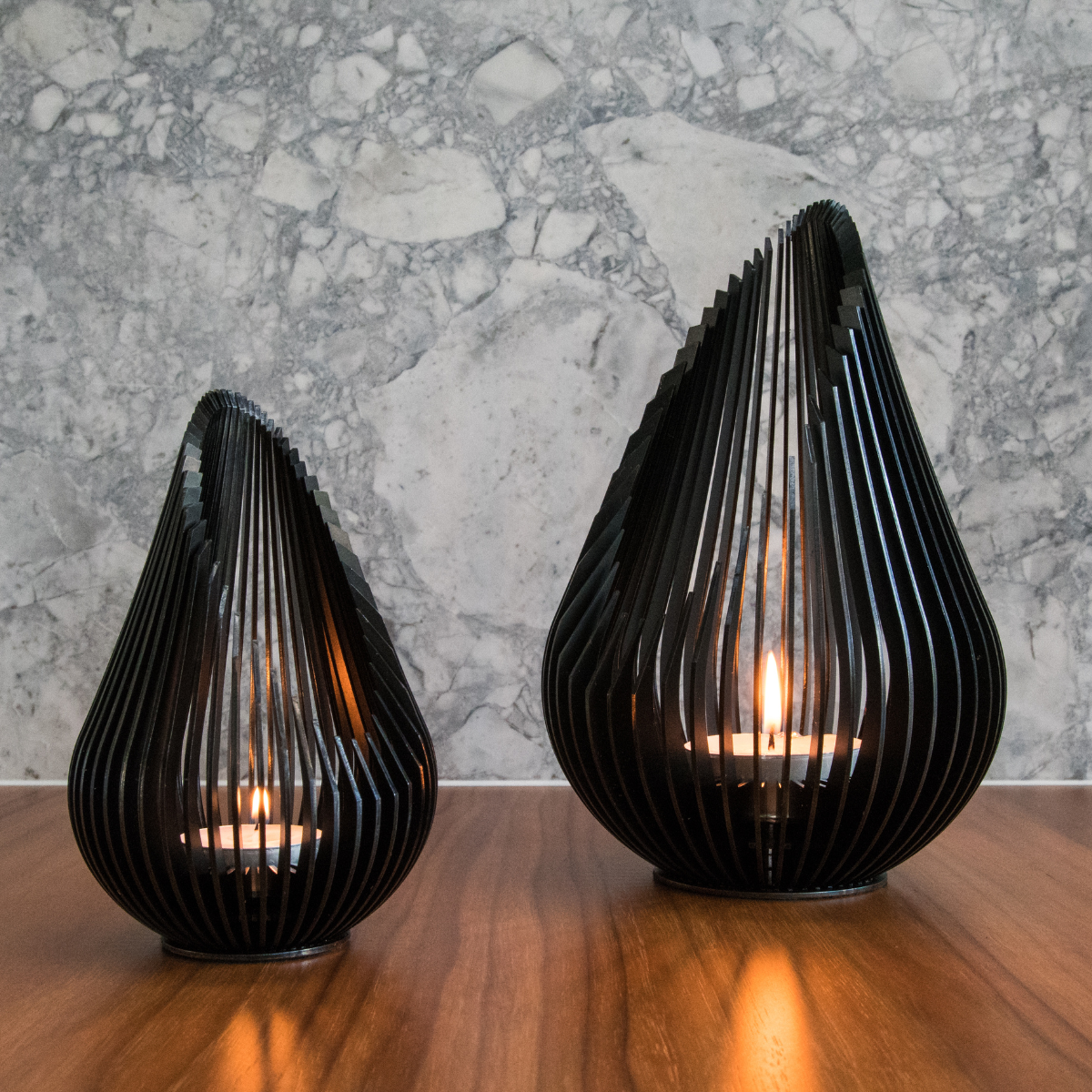 Glowbus Growdrop Blackened Steel - Medium (10cm x 15cm)
