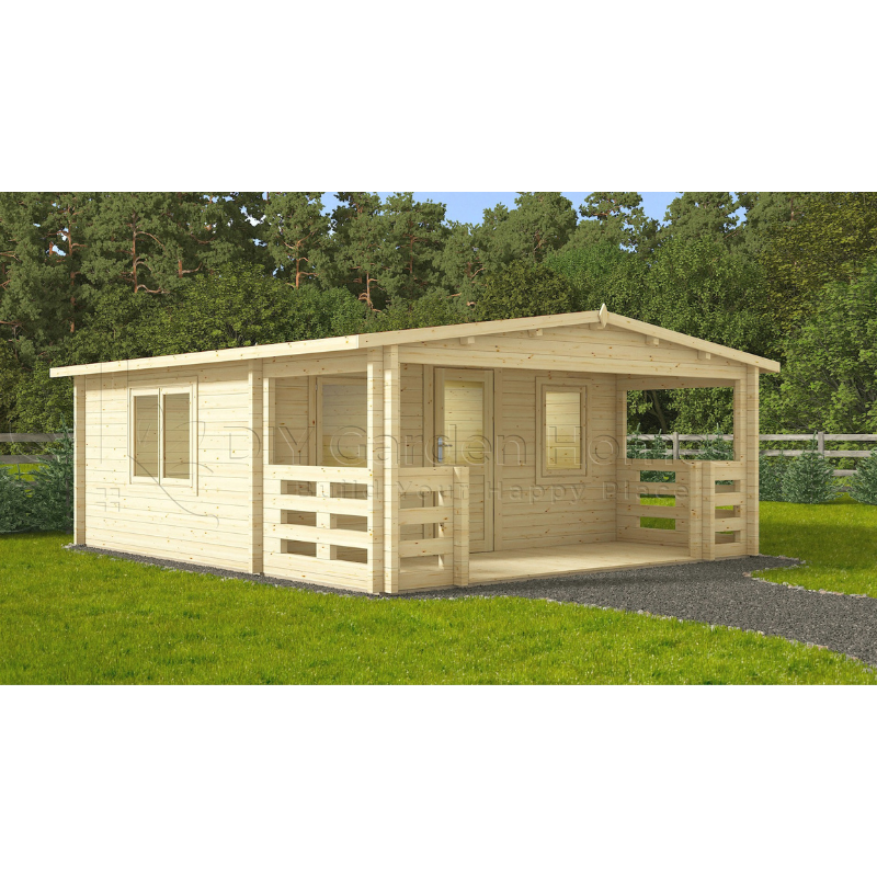 Eurovudas Gorbea Log Cabin - 5m x 6m Eurovudas