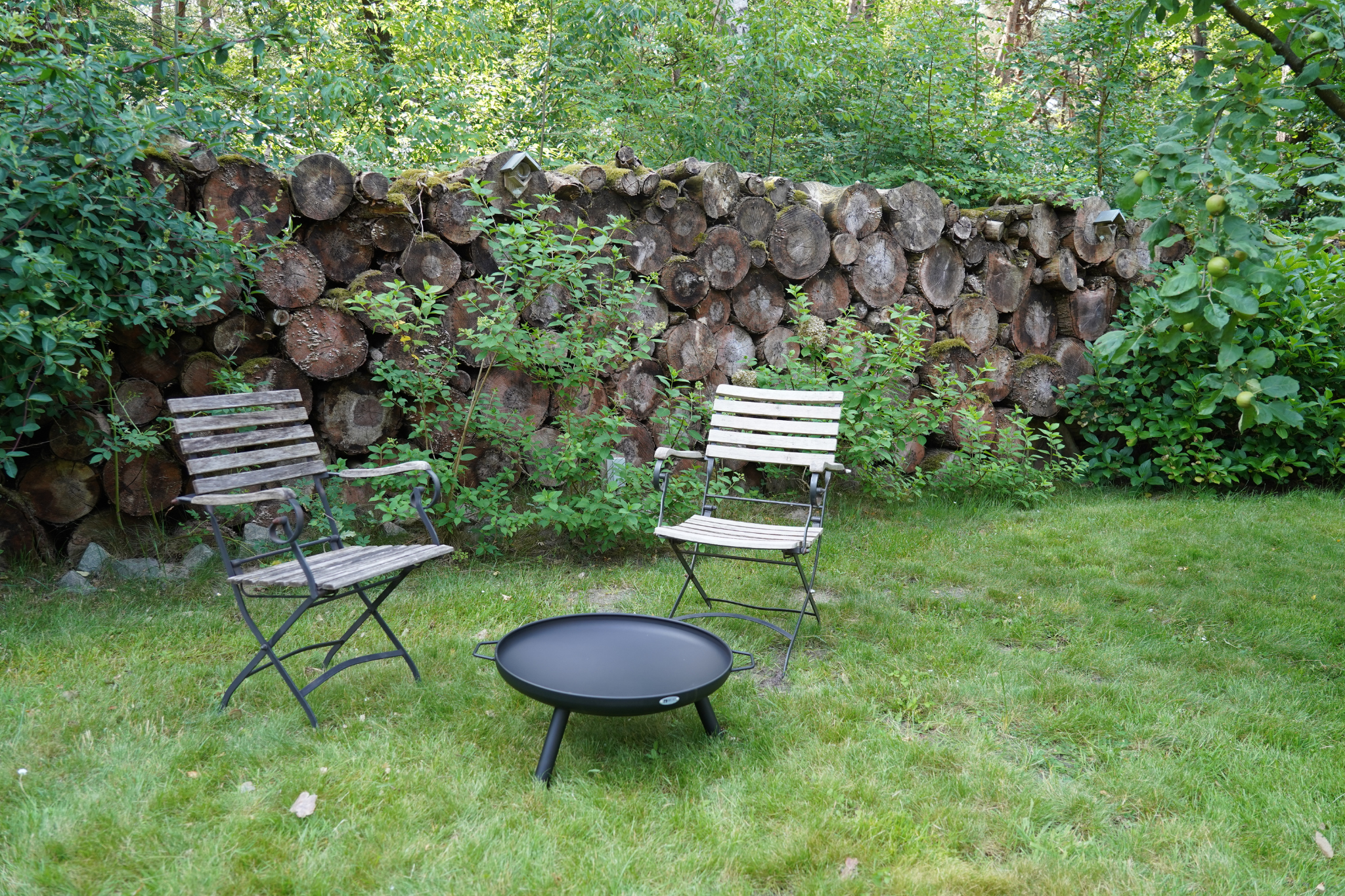 Heat Fire Bowl With Handles & Feet - Ø60 (Black)