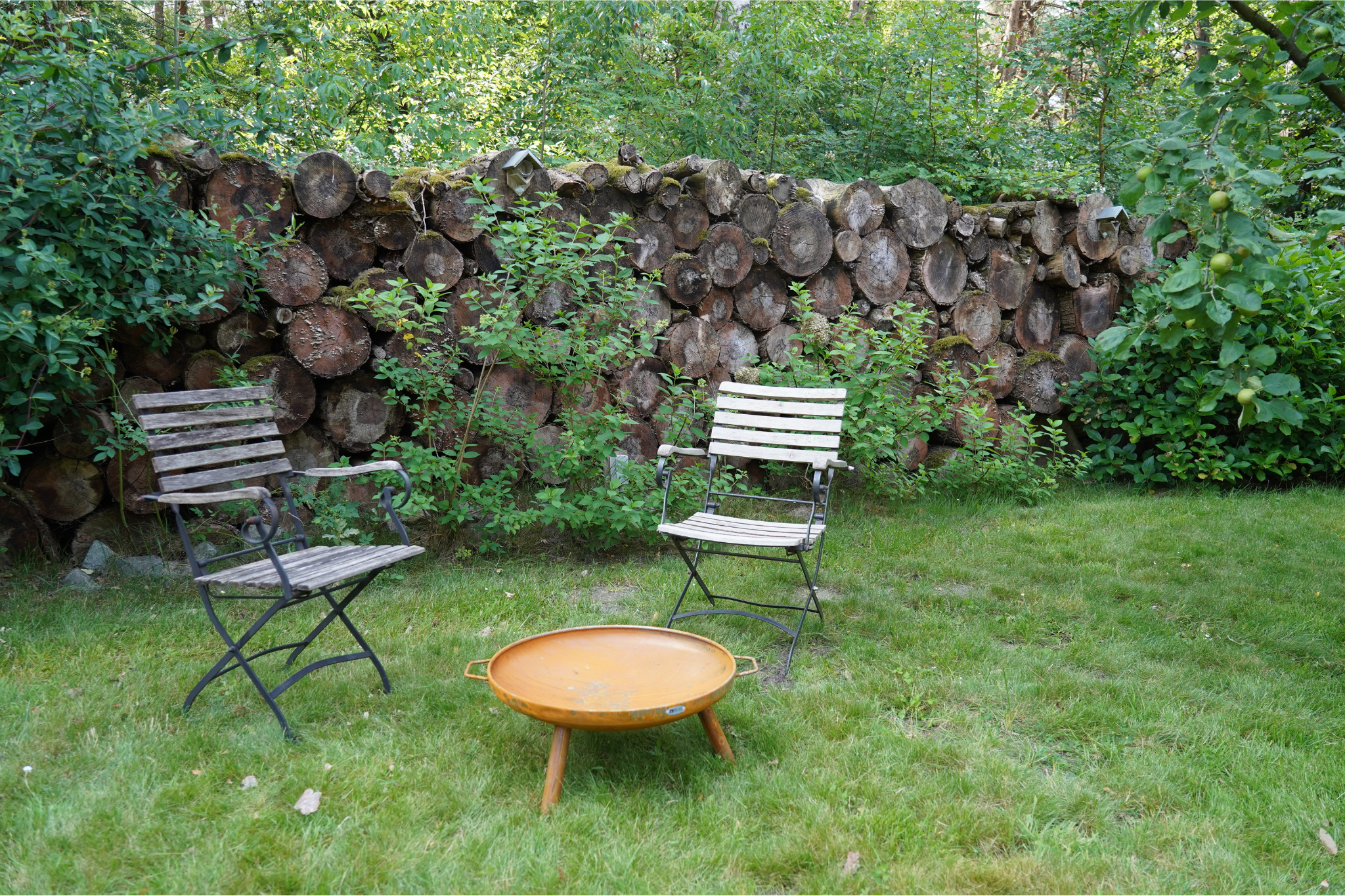 Heat Fire Bowl With Handles & Feet - Ø60 (Rust)