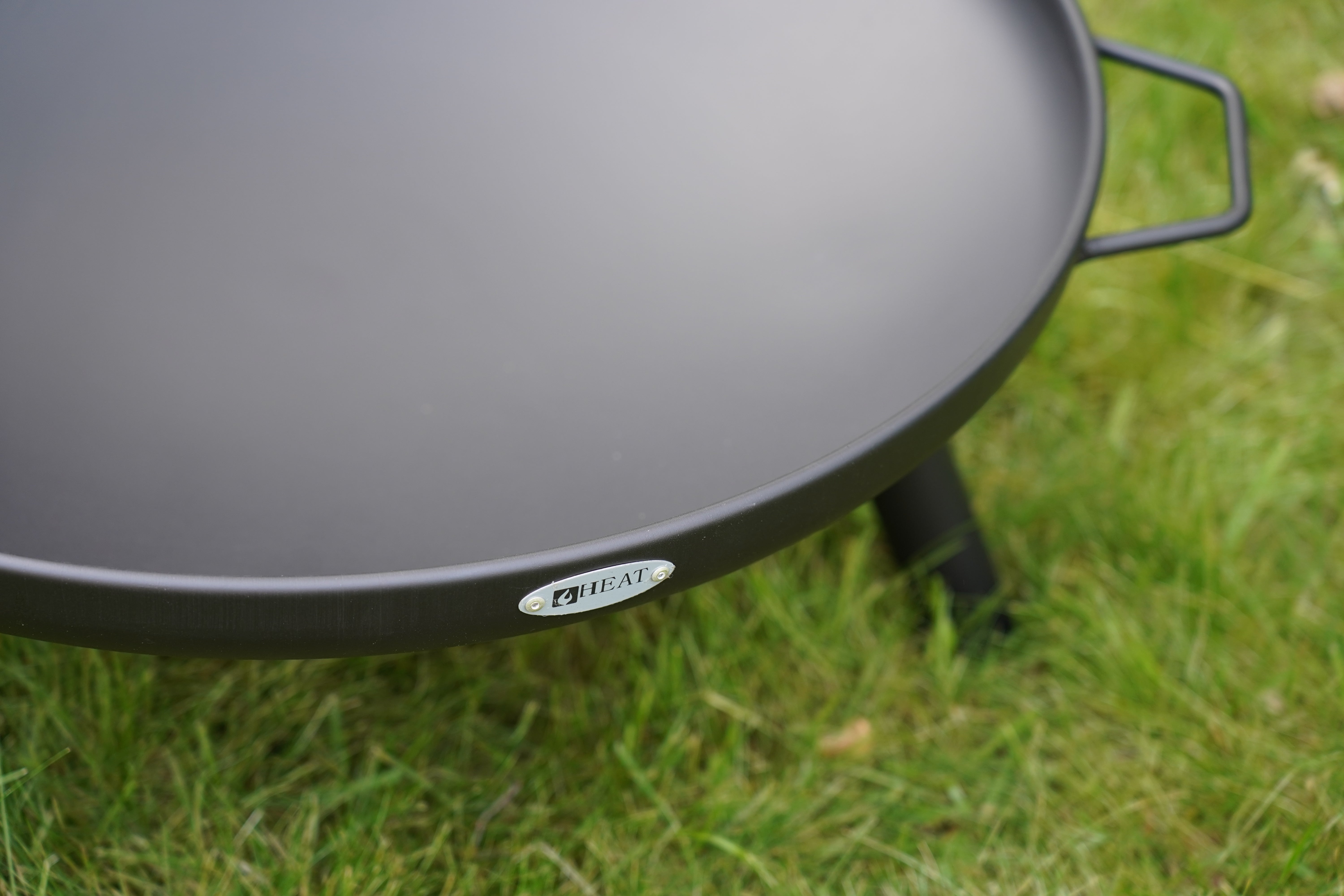 Heat Fire Bowl With Handles & Feet - Ø60 (Black)