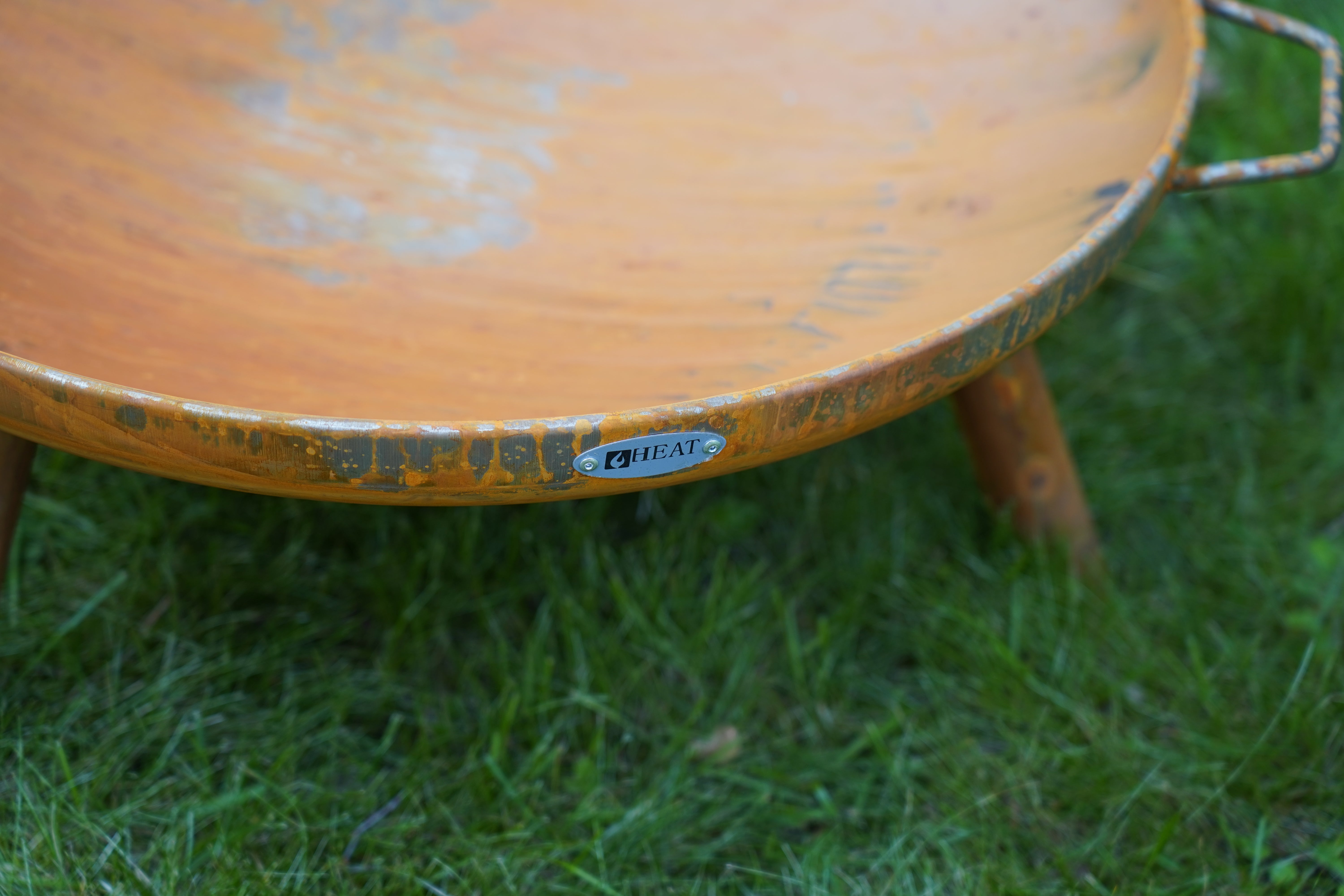 Heat Fire Bowl With Handles & Feet - Ø60 (Rust)