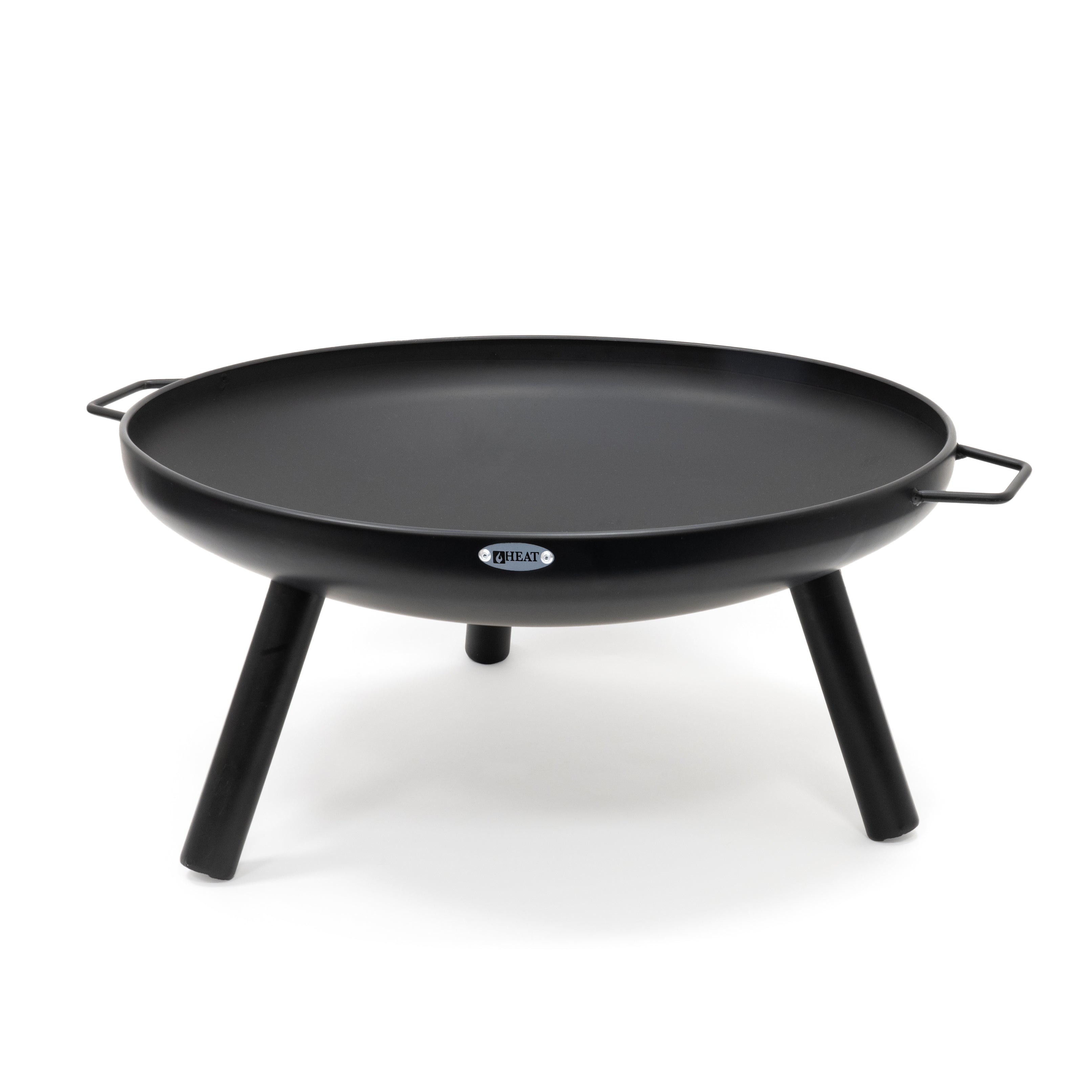 Heat Fire Bowl With Handles & Feet - Ø60 (Black)