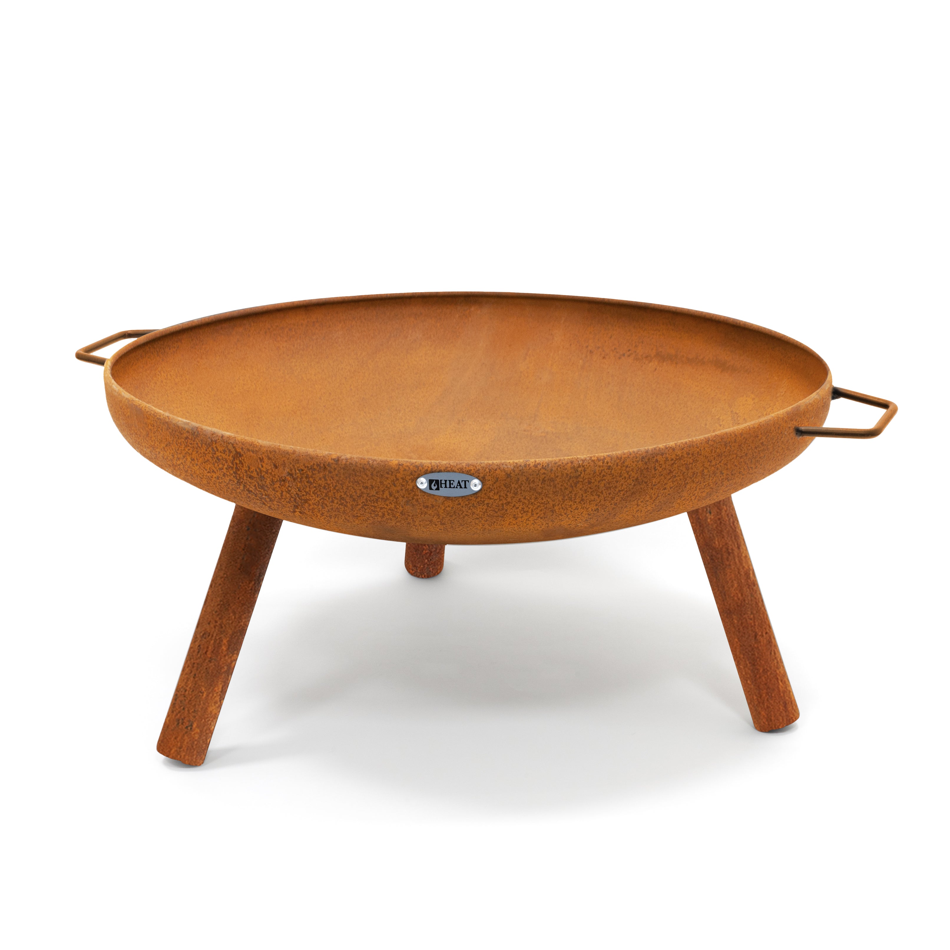 Heat Fire Bowl With Handles & Feet - Ø60 (Rust)