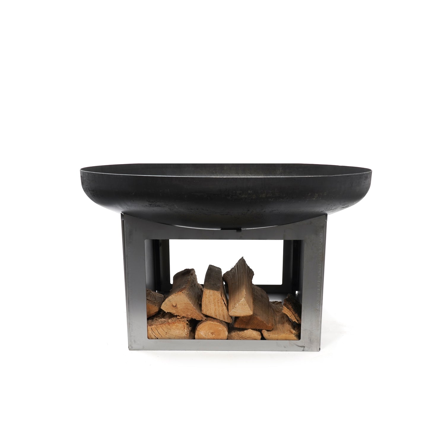 HEAT Fresvik Fire Bowl With Log Storage - Ø80