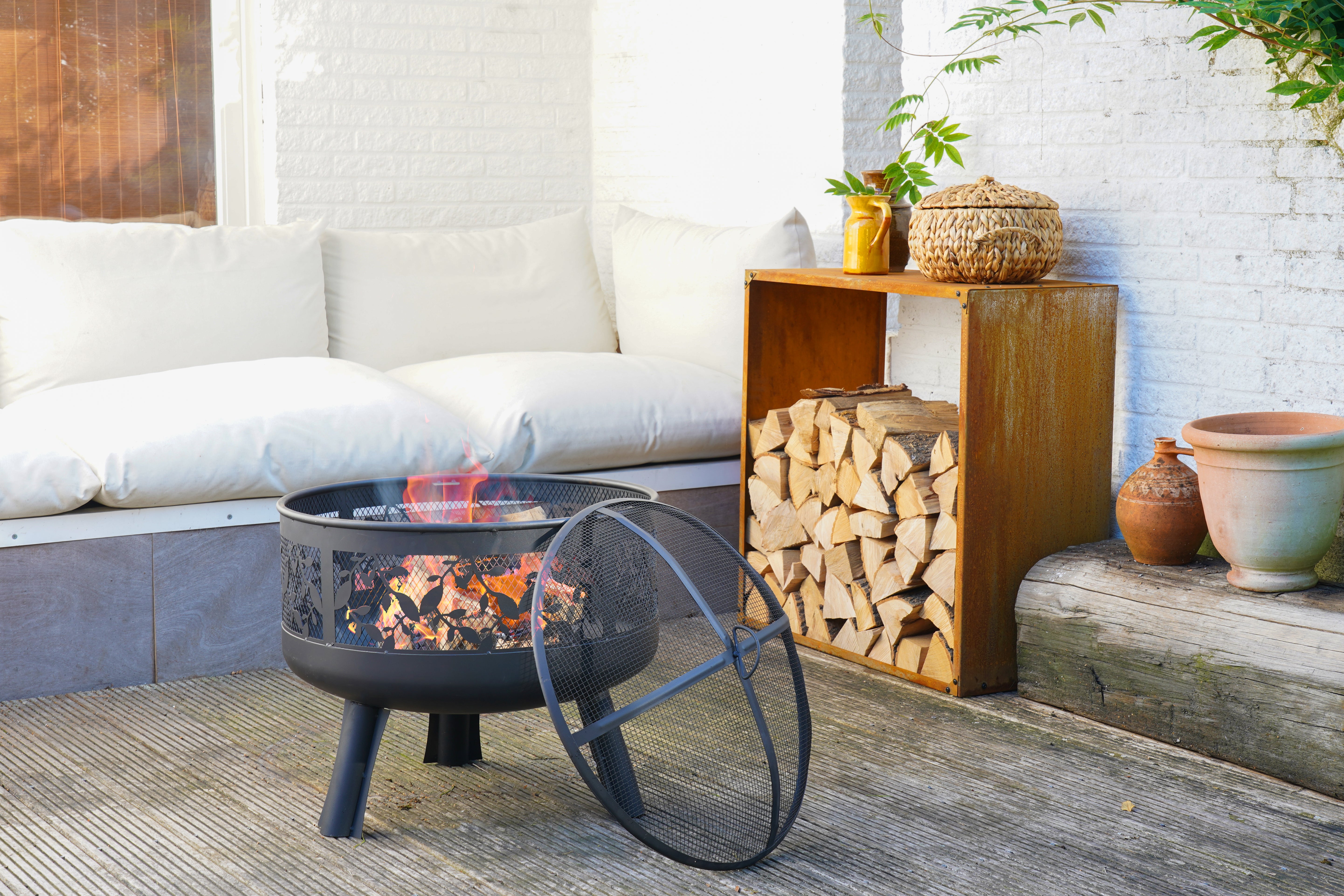 HEAT Alna Round Outdoor Garden Firepit