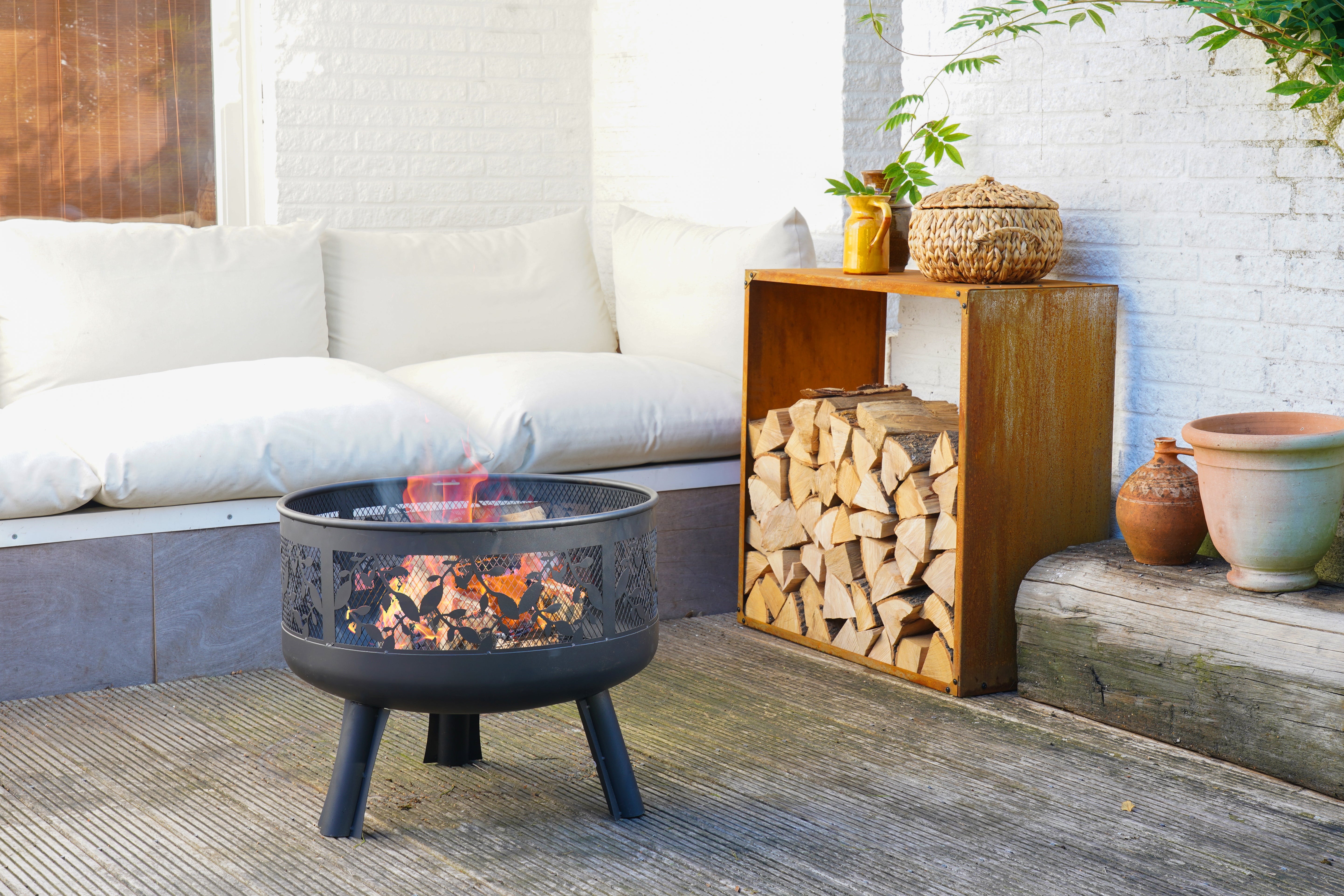 HEAT Alna Round Outdoor Garden Firepit