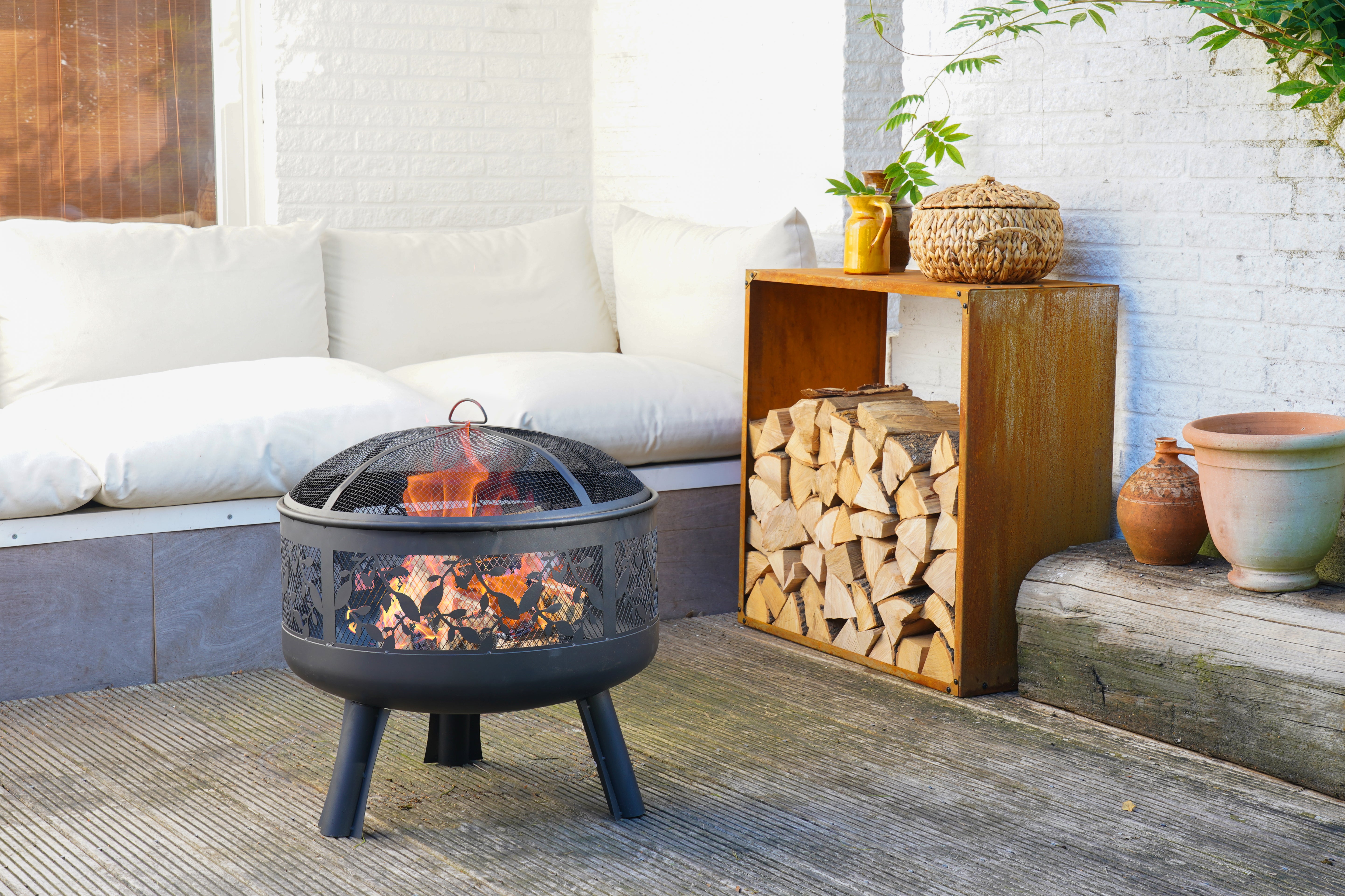 HEAT Alna Round Outdoor Garden Firepit