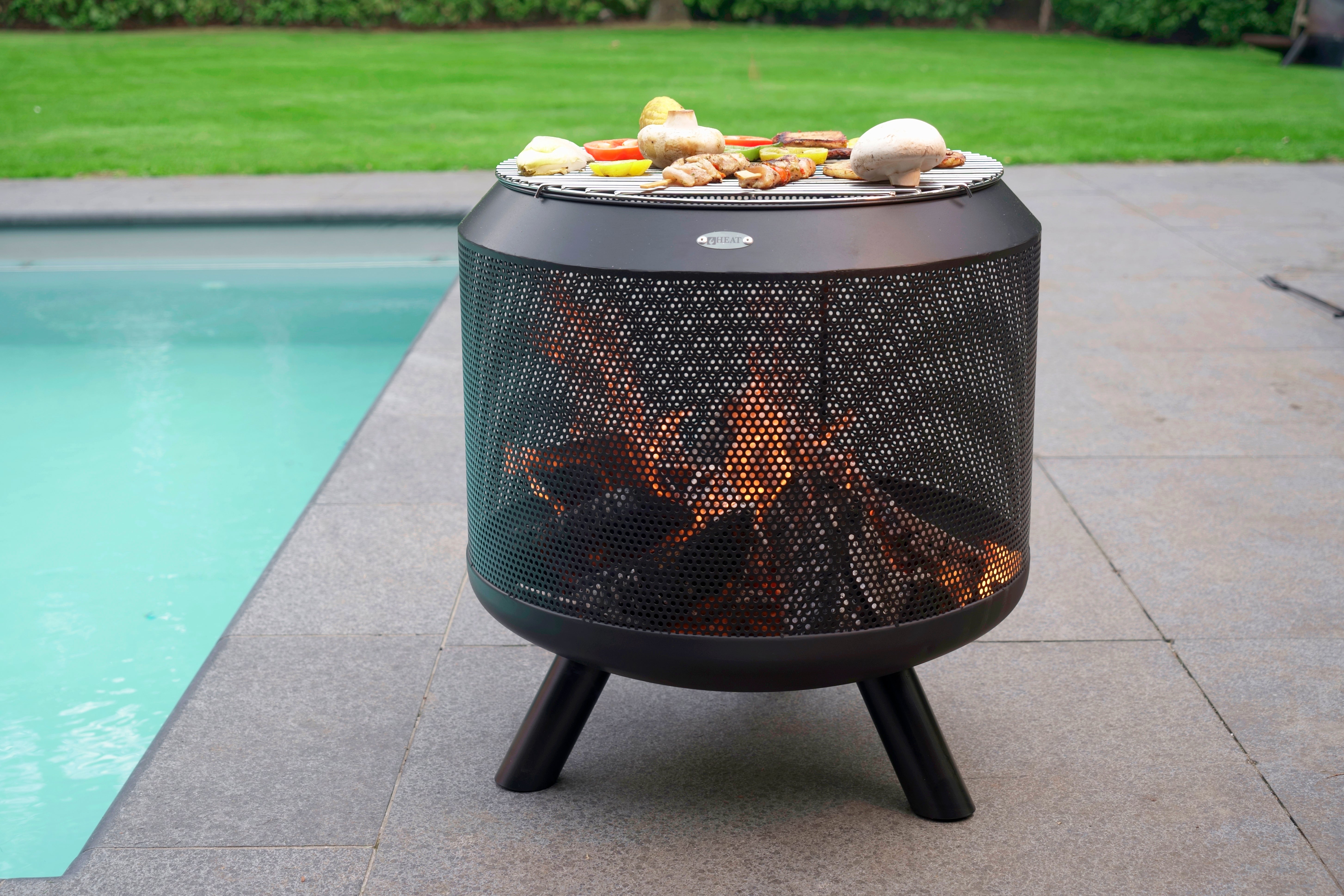 HEAT Fire Drum Outdoor Garden Fire Pit