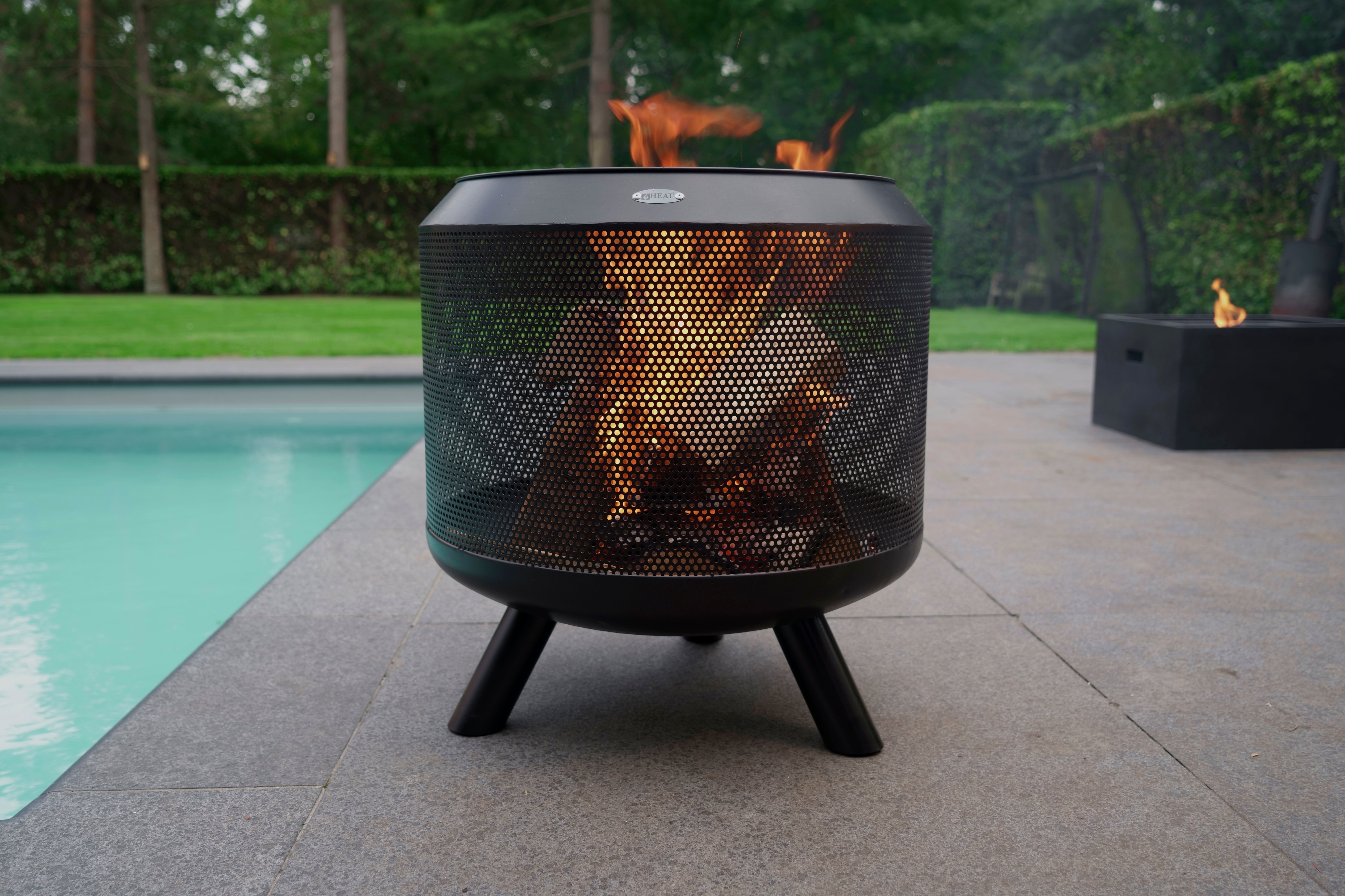 HEAT Fire Drum Outdoor Garden Fire Pit