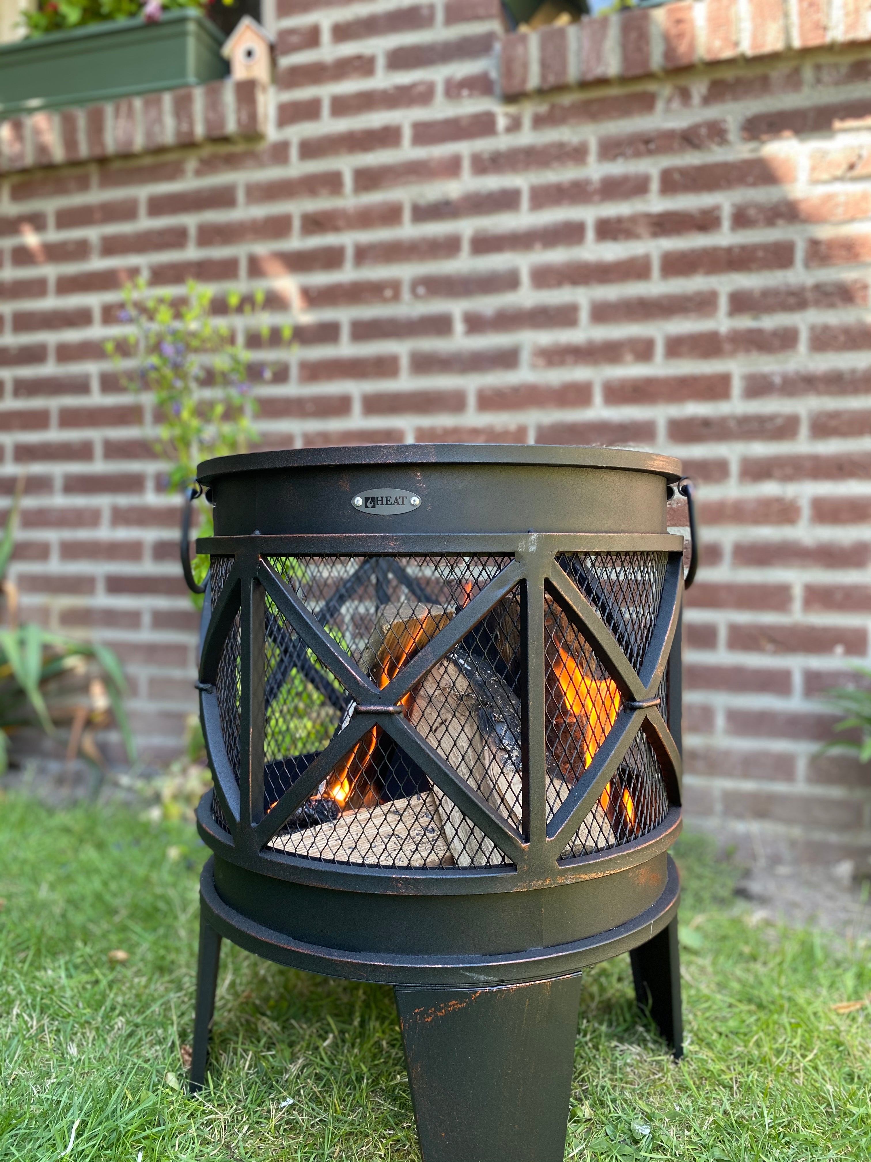 HEAT FireCask Outdoor Garden Fire Pit