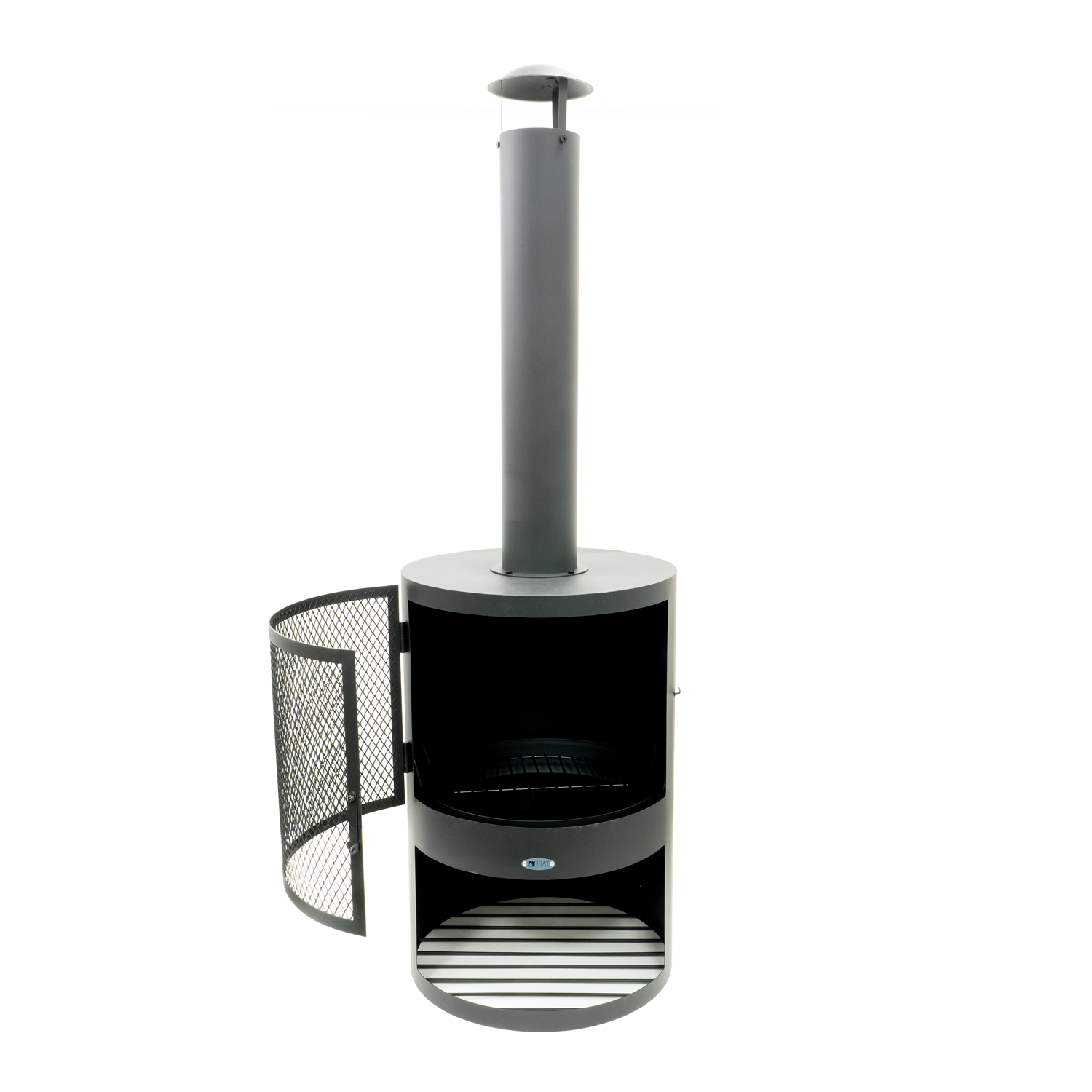 HEAT Hamar Small Outdoor Garden Fireplace - Black