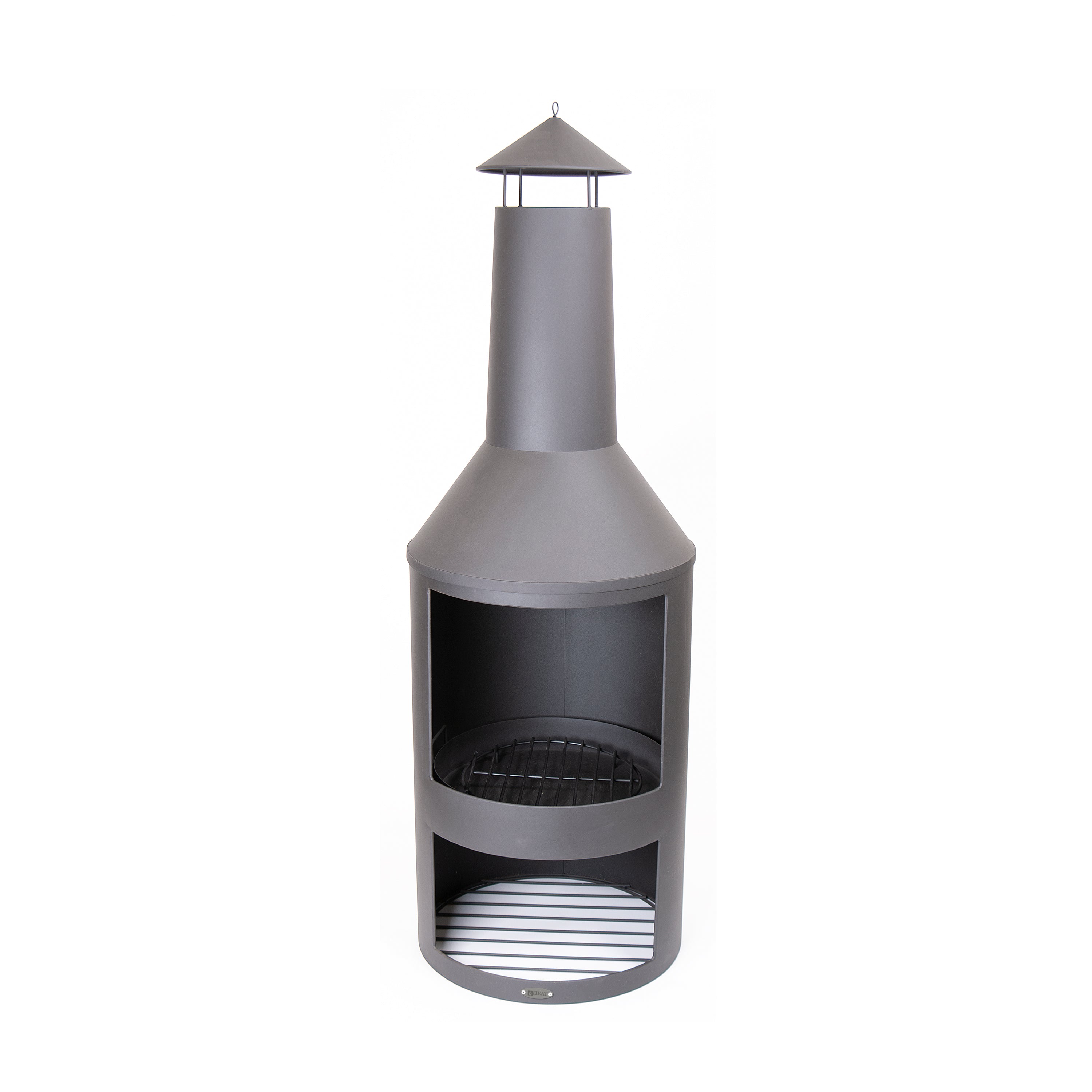 HEAT Larvik Outdoor Garden Fireplace - Black