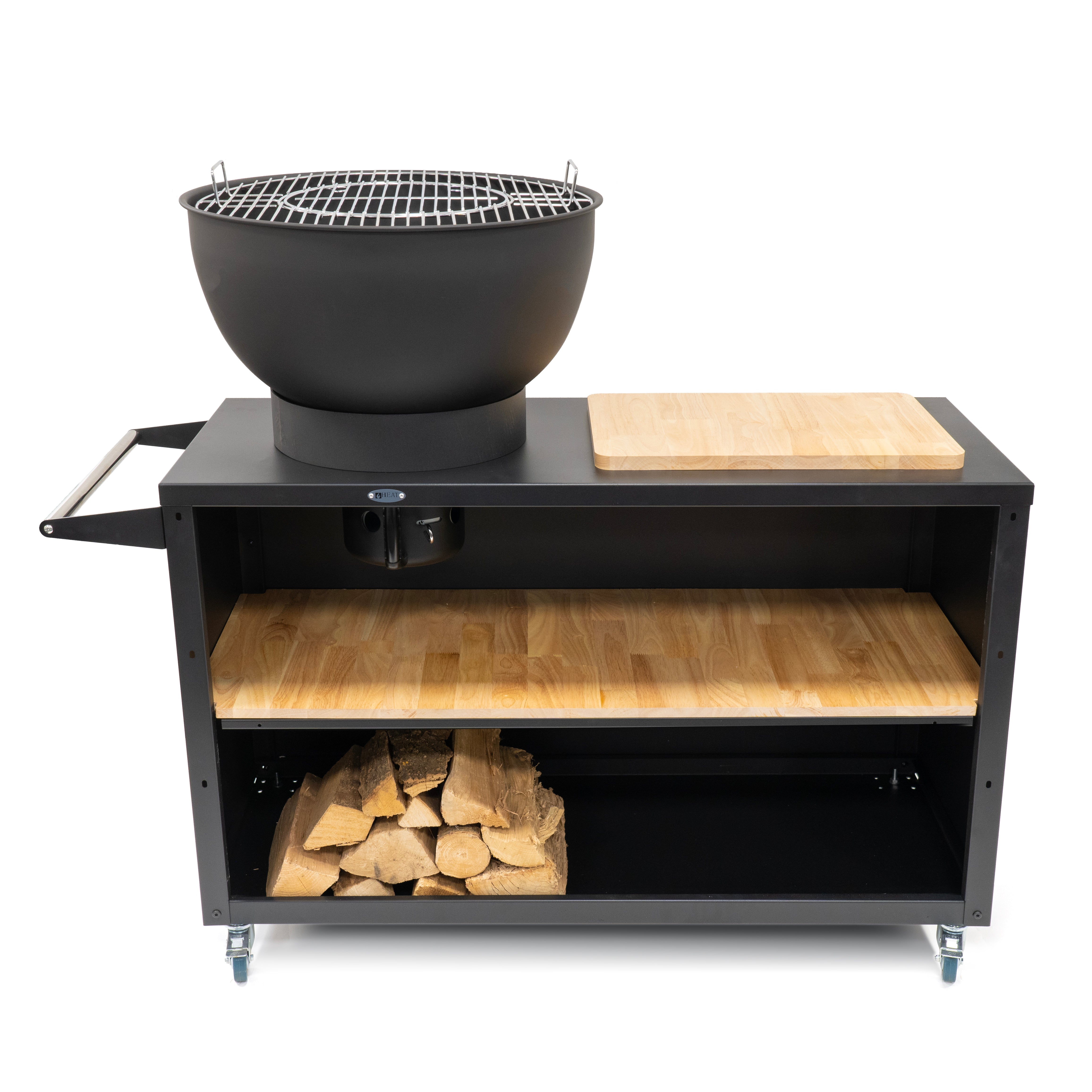 HEAT Trolle Large Outdoor Cooking Station - Black