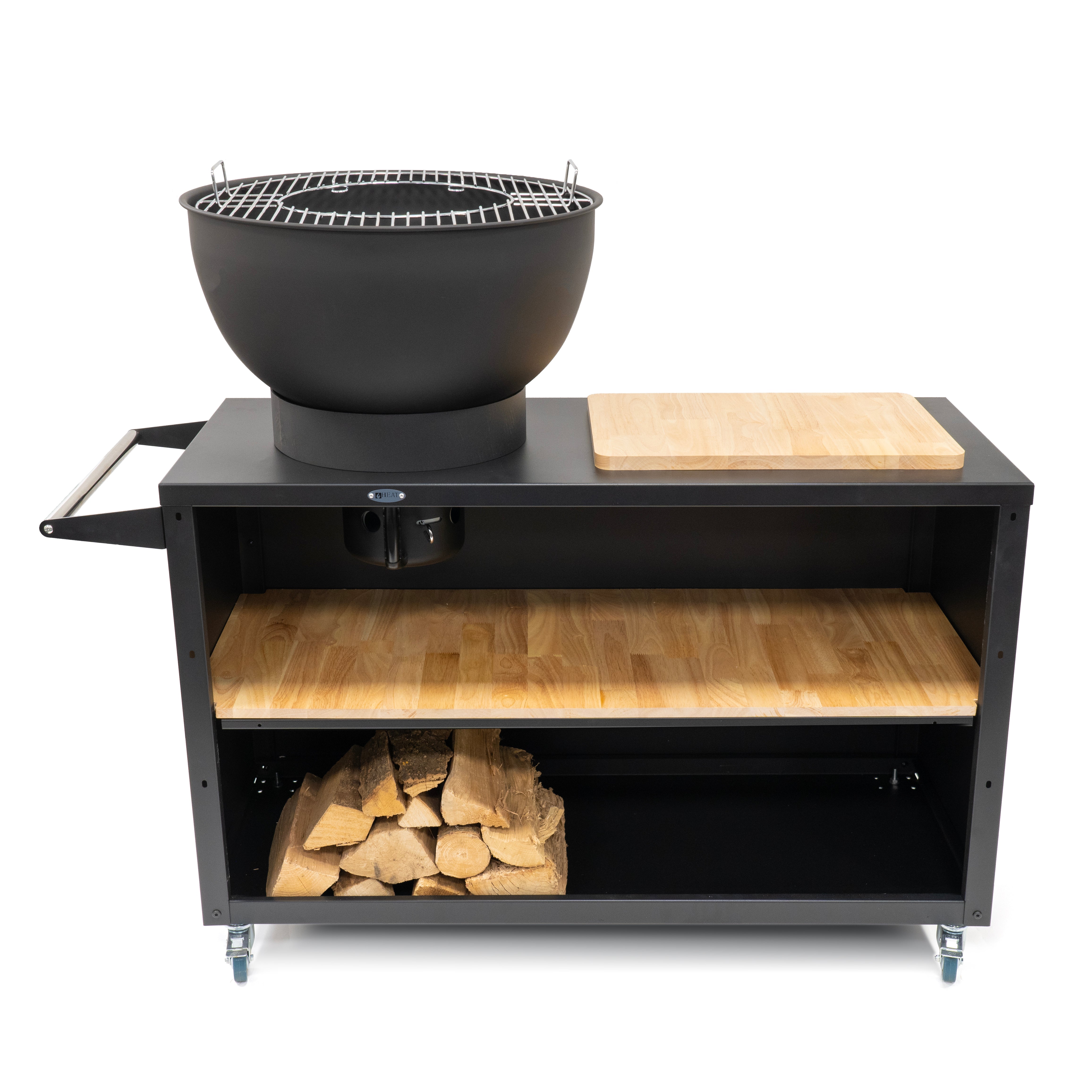 HEAT Trolle Large Outdoor Cooking Station - Black
