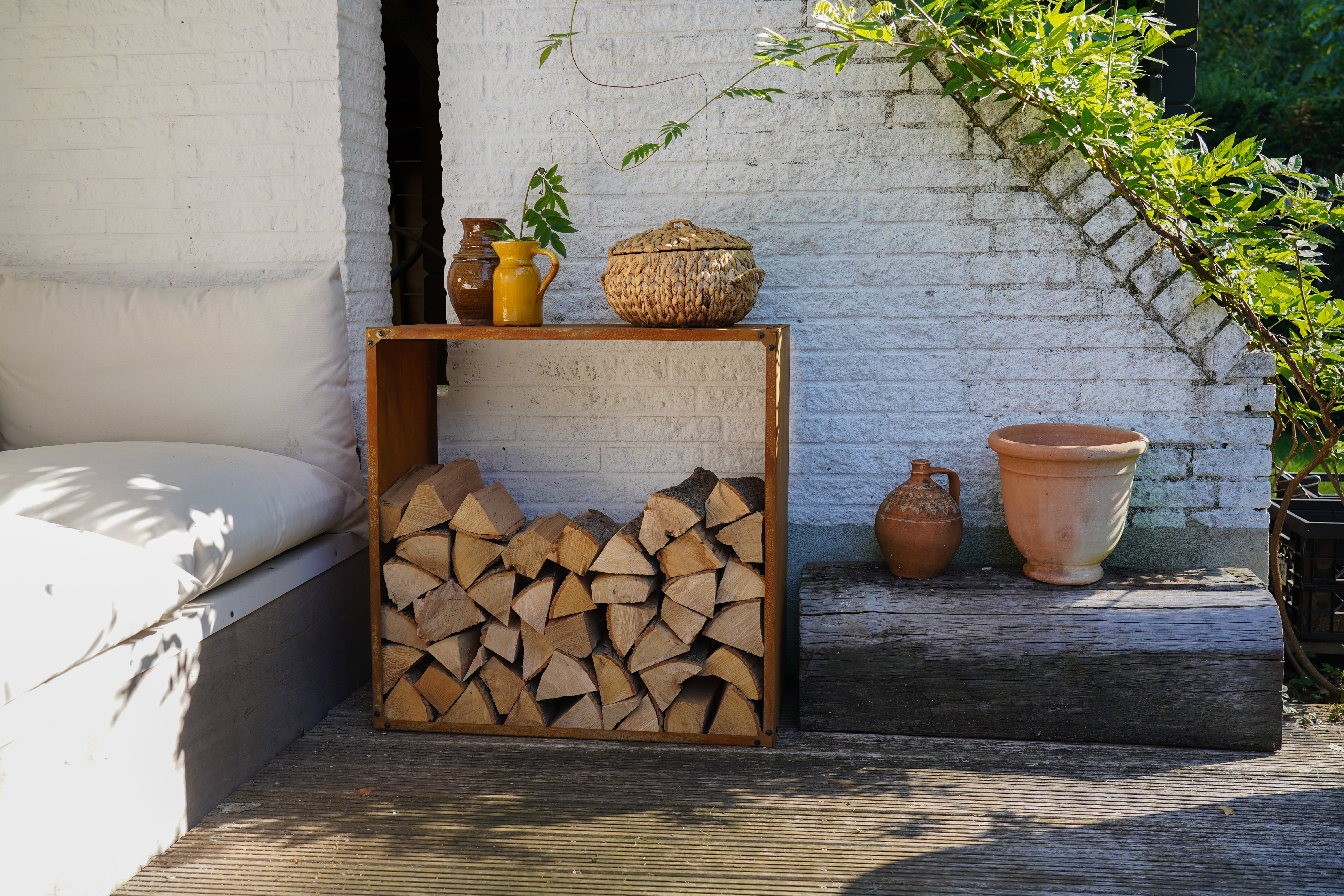 HEAT Dokka Wood Store - Rust