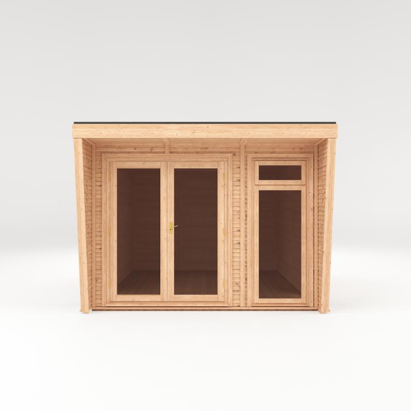 Sherwood Harlow Insulated Garden Room - 3m x 4m (72mm) Mercia