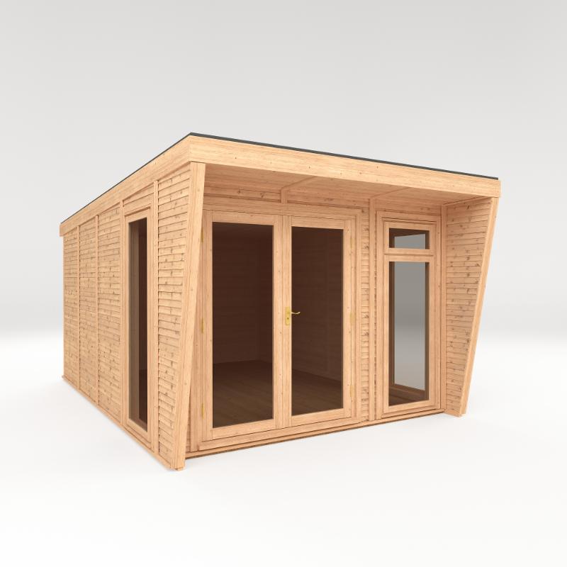 Sherwood Harlow Insulated Garden Room - 3m x 4m (72mm) Mercia
