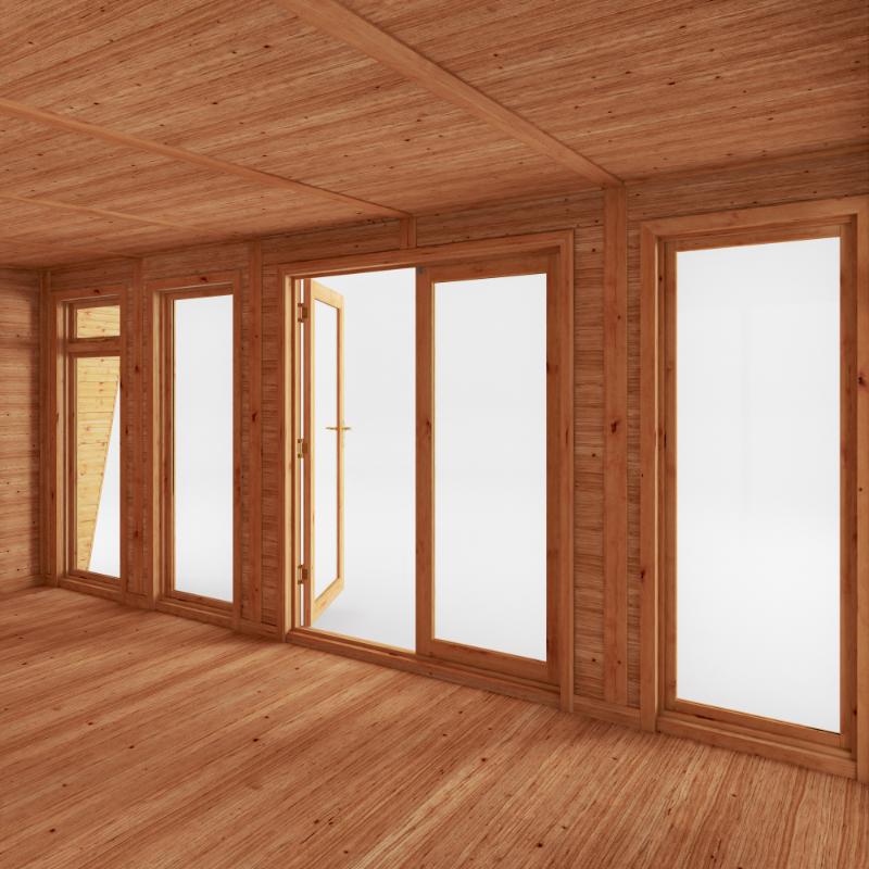 Sherwood Harlow Insulated Garden Room - 5m x 3m (72mm) Mercia