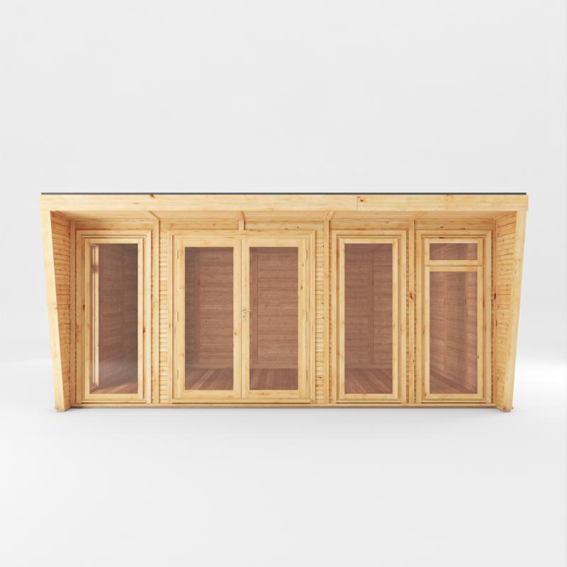 Sherwood Harlow Insulated Garden Room - 5m x 3m (72mm) Mercia