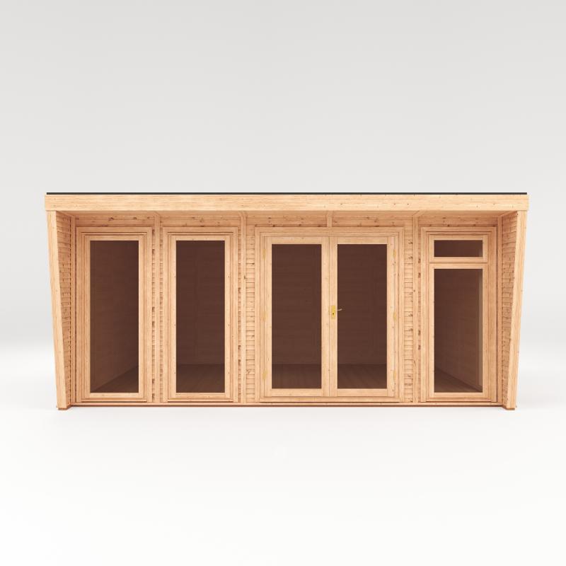 Sherwood Harlow Insulated Garden Room - 5m x 4m (72mm) Mercia