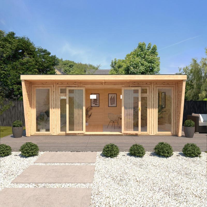Sherwood Harlow Insulated Garden Room - 6m x 3m (72mm) Mercia