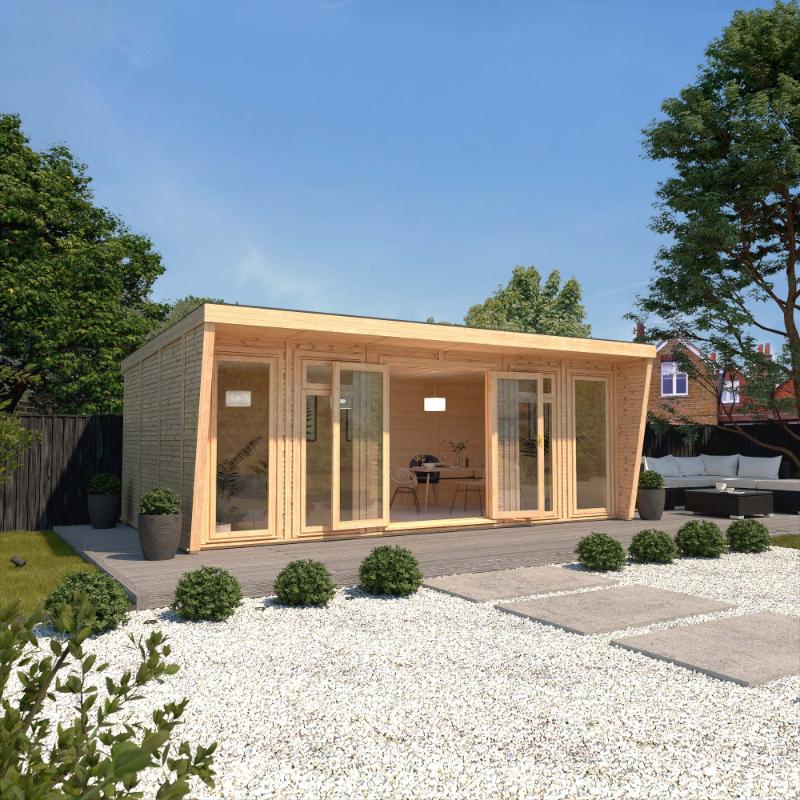 Sherwood Harlow Insulated Garden Room - 6m x 3m (72mm) Mercia