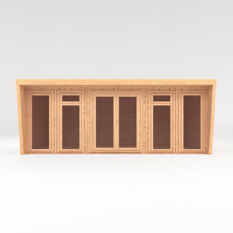 Sherwood Harlow Insulated Garden Room - 6m x 3m (72mm) Mercia