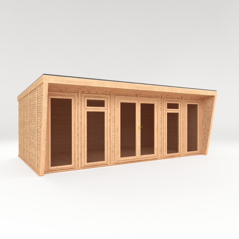 Sherwood Harlow Insulated Garden Room - 6m x 3m (72mm) Mercia