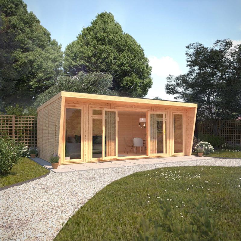 Sherwood Harlow Insulated Garden Room - 6m x 3m (72mm) Mercia