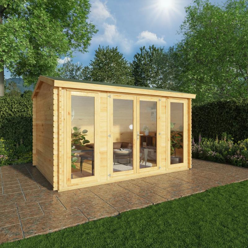 Mercia Home Office Studio - 4m x 3m (28mm-44mm) Mercia