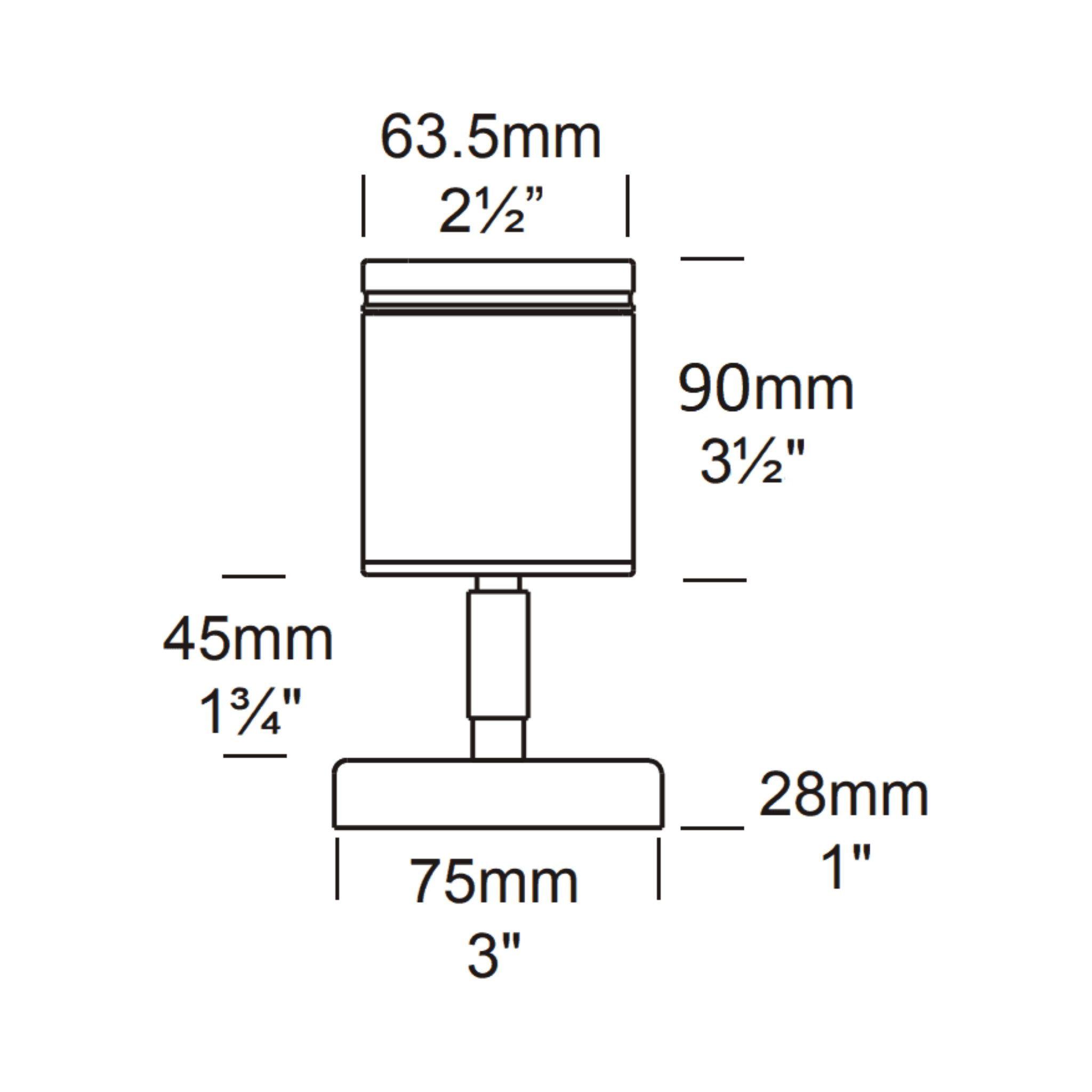 Hunza Adjustable Wall Spot (GU10) - 240V Hunza