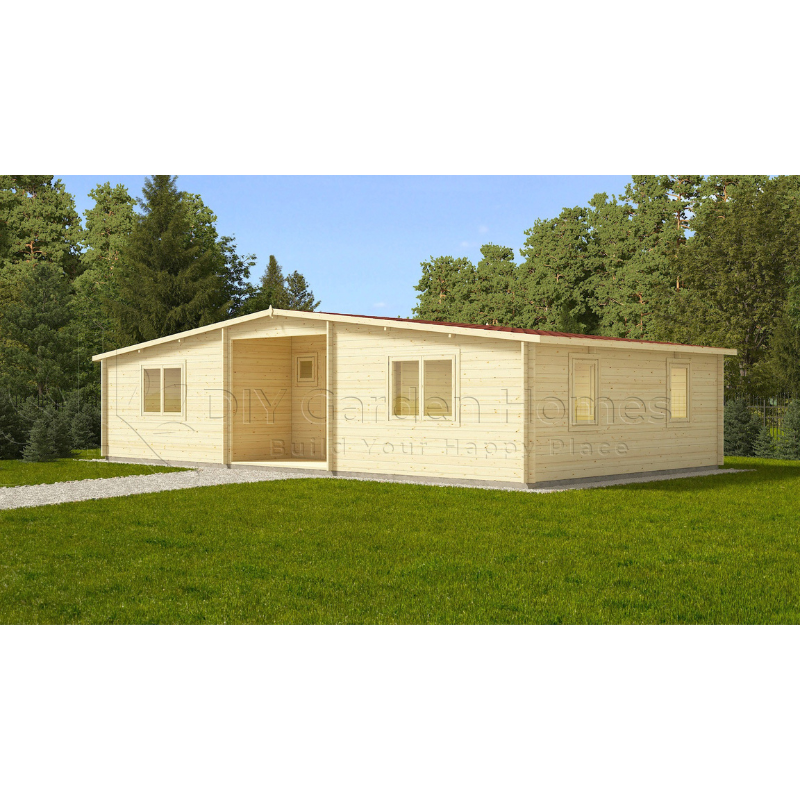 Eurovudas Kristi Log Cabin - 11m x 6m Eurovudas