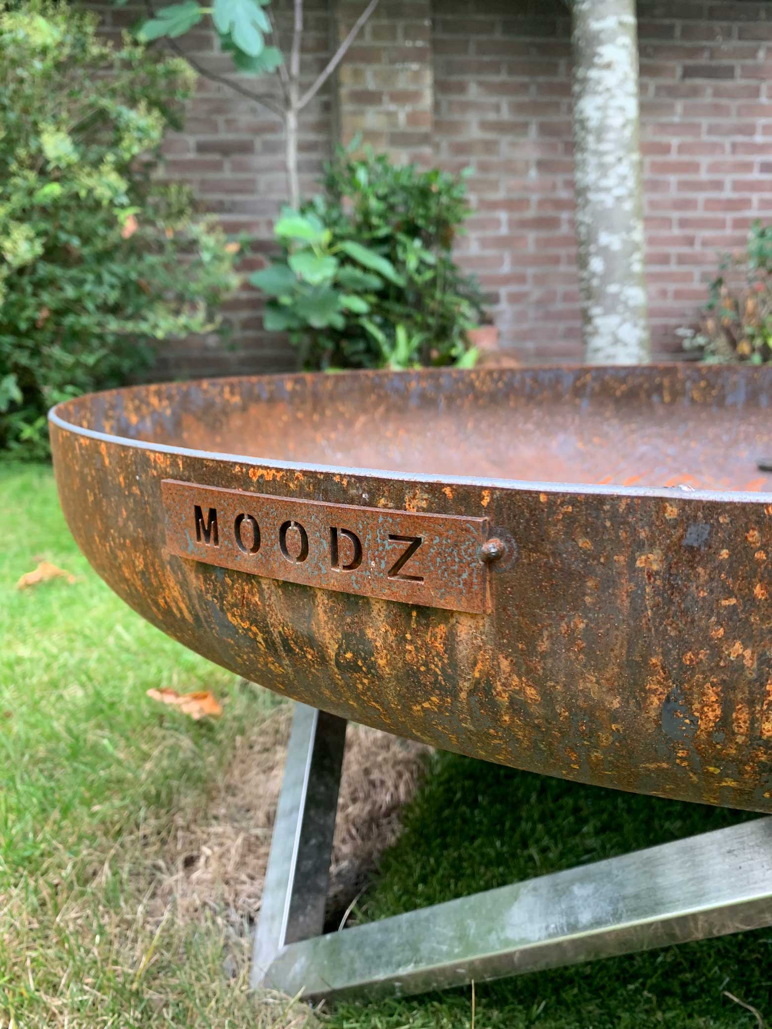 MOODZ 80cm Fire Bowl - Corten Steel
