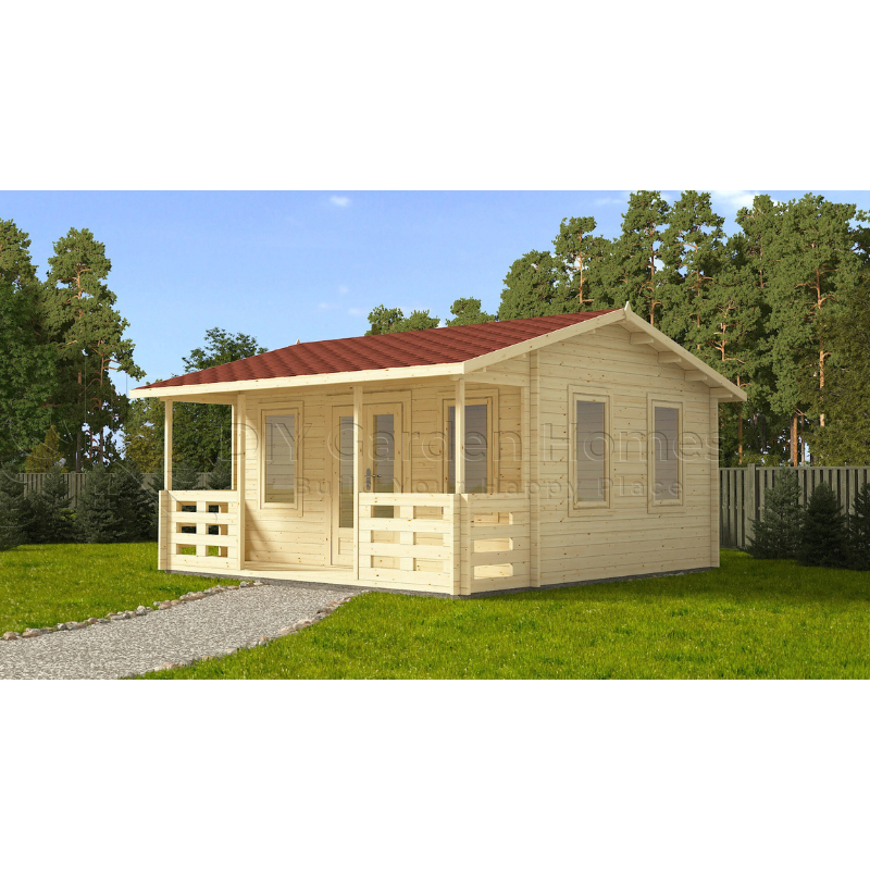 Eurovudas Malta Log Cabin - 5m x 5m Eurovudas