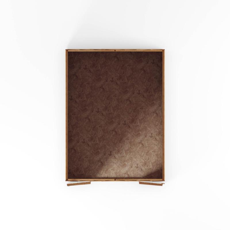 A birds eye view of the Mercia Overlap Apex shed 8x6 foot with a white background.